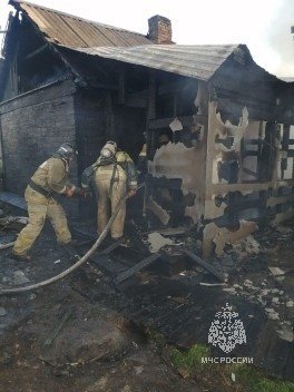 Пожар в городе Новоалтайске